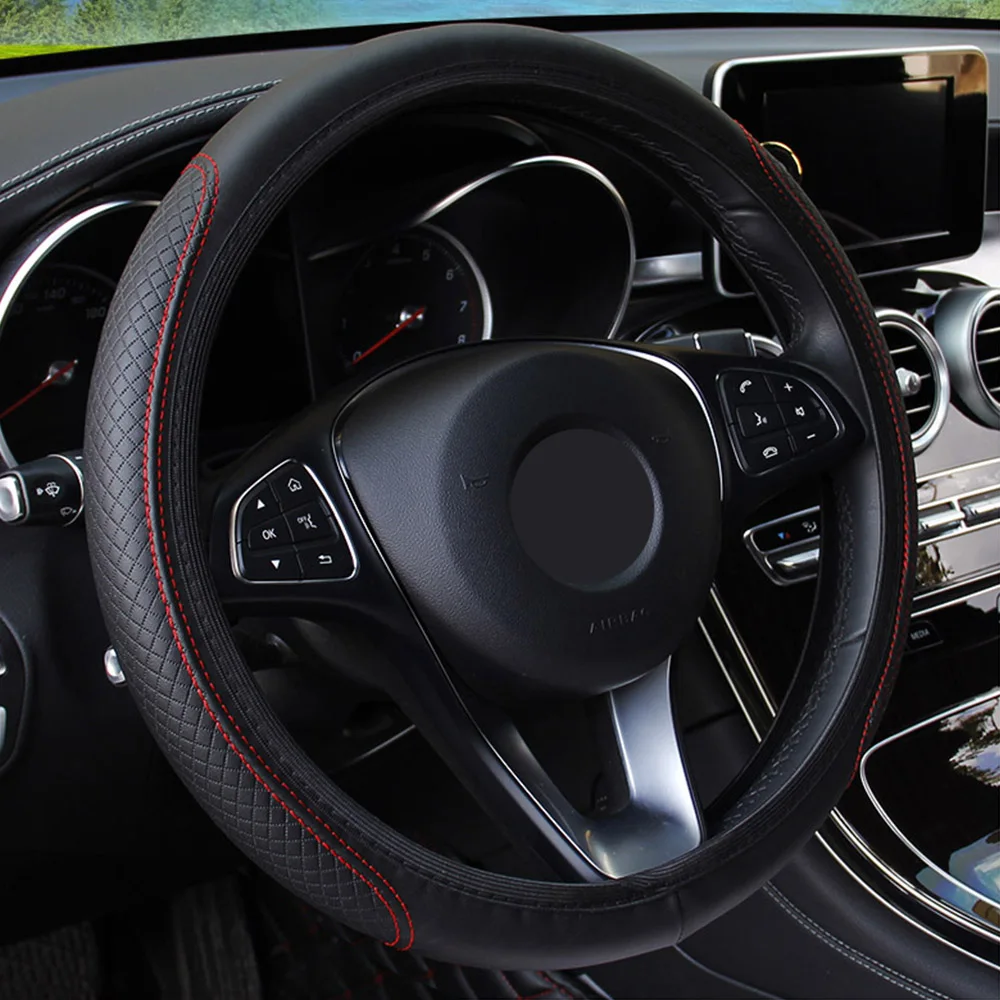 Car Steering Wheel Cover for Audi RS6 C6 C7 RS 7 S5 8T 9T S6 C7 S7 4G S8 D4 TT TTS RS 8S 8J for Audi RS6 C6 C7 RS 7 S5 8T 9T S6