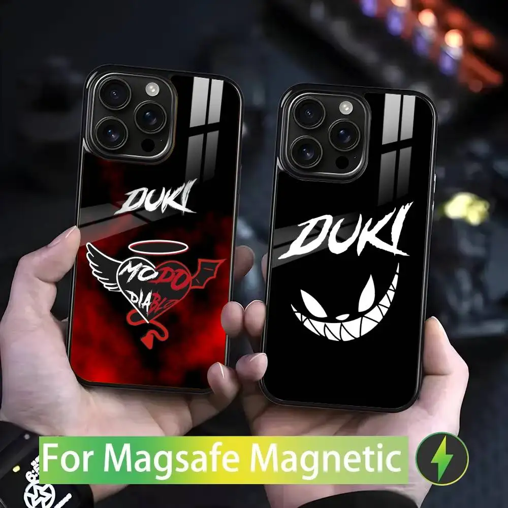 

M-Modo D-Diablo D-Duki For iPhone 17,16,15,14,13,12,11,Pro,Max,Plus,Mini,SE4,E Magnetic Magsafe Wireless Charging