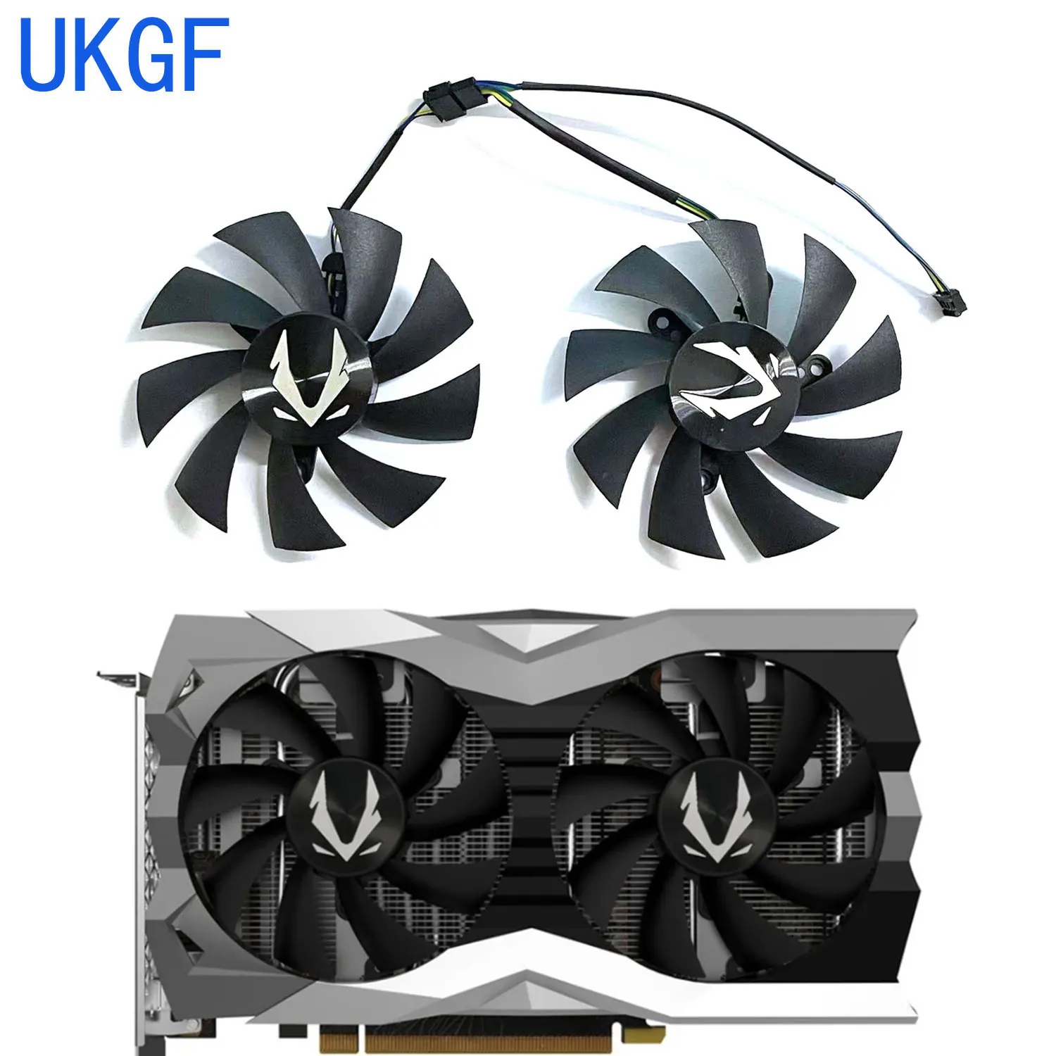 87MM GA92A2H 0.35A GTX 1660 1660Ti Wentylatory graficzne dla Zotac GeForce RTX 2060 2070 SUPER Mini Wentylator chłodzący kartę graficzną