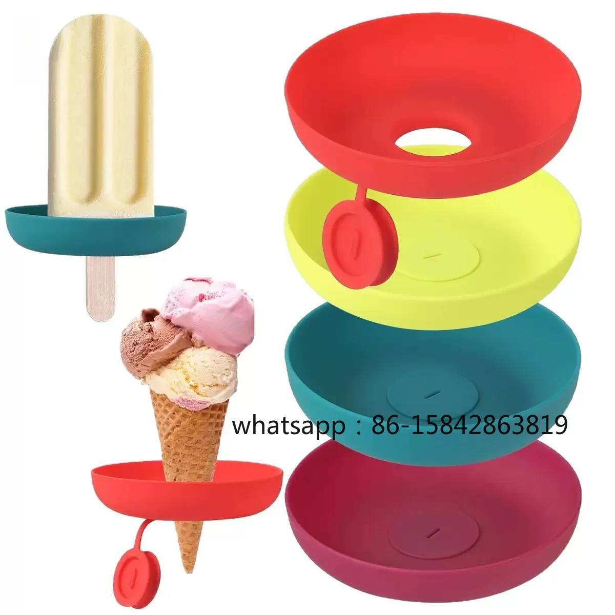 Ice Cream Holder, Ice Cream Stick Leak-proof Artifact, No Dirty Hands