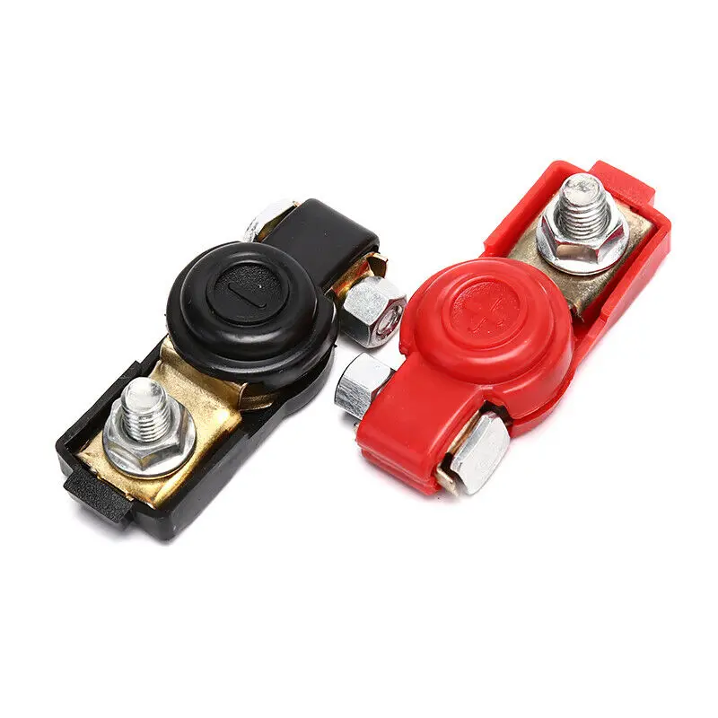 Battery Terminals Clamps For Car Boat Motorcycle Positive & Negative Electrode Quick Release Lift Off Connector