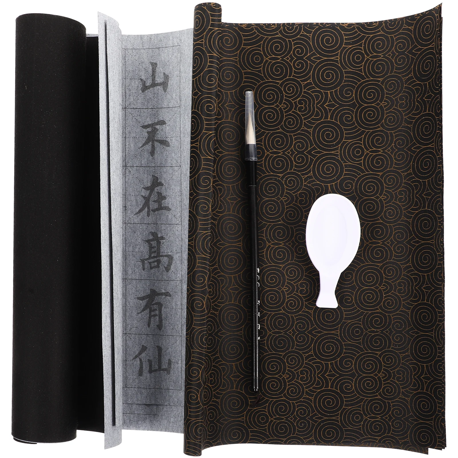 1Set Alas Tulis Kaligrafi Profesional Tahan Lama Dapat Digunakan Kembali untuk Lukisan Sumi Tinta Kuas Kanji Belajar Rumah Tangga