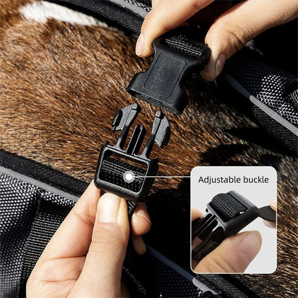 

Breathable Pet Outing Backpack Adjustable Strap Portable Dogs Sling Carrier Shoulder＆Handheld Hands-Free Four Legs Carrying Bag