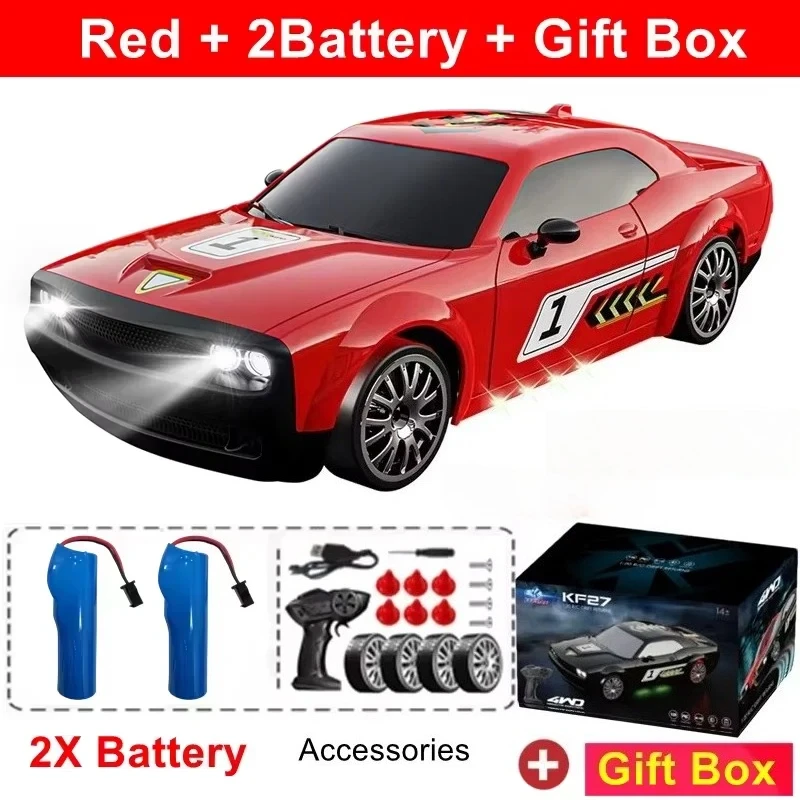 4WD RC Drift Car RTR GTRPRO AE86PRO 4x4 Remote Control Racing Truck with Lights Sound Toys for Kids Adults Christmas Gift