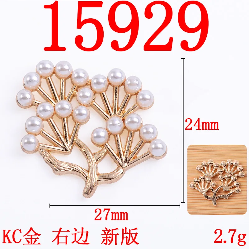 100 pieces set antique hairpin DIY new welcome pine with pearl branch leaf jewelry bridal headdress