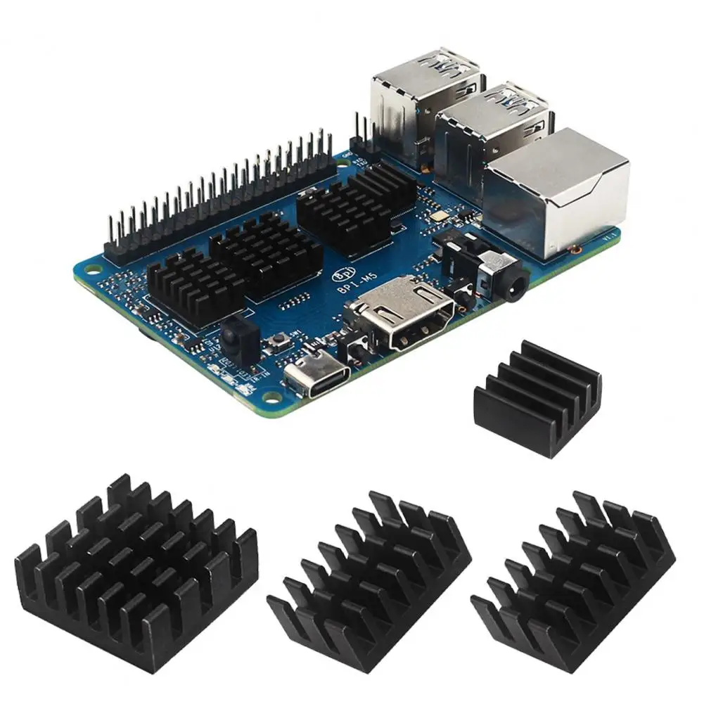 Excellente feuille de refroidissement pour puces Banana Pi M5, processeur léger, radiateur, tampon thermique