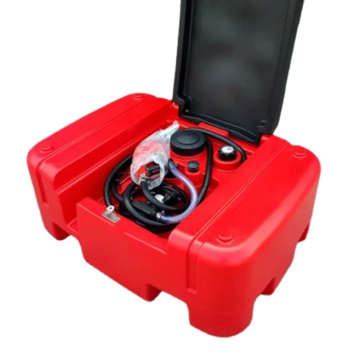 210L Transfer Petrol Fuel Caddy Plastic Jerry Can Portable Tank Carbon Fuel Tank with Pump Adblue Tanks Can