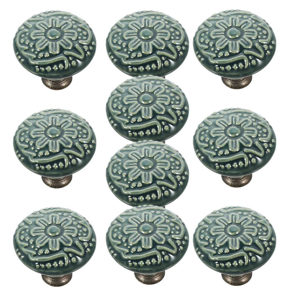 

10 Pcs Dressing Table Handle Mother Drawer Star Ceramics Cabinet Hardware Knobs