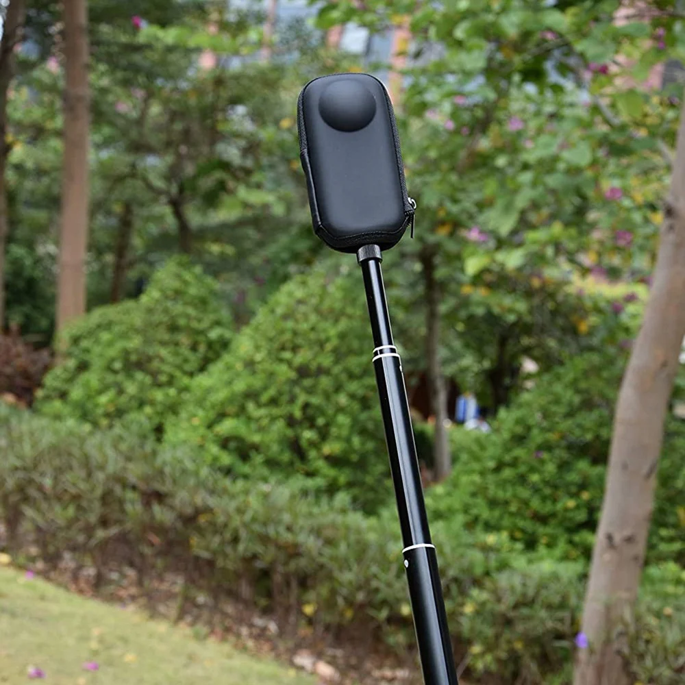 Carrying Case Waterproof PU Lens Cap Portable Storage Bag Protective Cover for Insta360 One X2 /X Camera