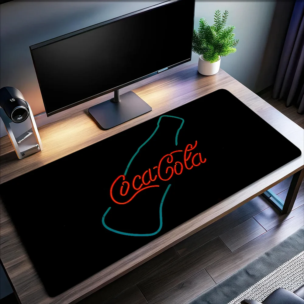 Mouse Pad Gaming Office Desk Pads C-Coca Large Drinks For Cola Computer Non-slip Lockedge Soda MousePad