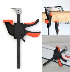 1/2Pc Track Quick Clamps - Secure and Fast Clamping for Track-Saw Tracks, Push-Button Fast Release, Table Saw Quality Cut