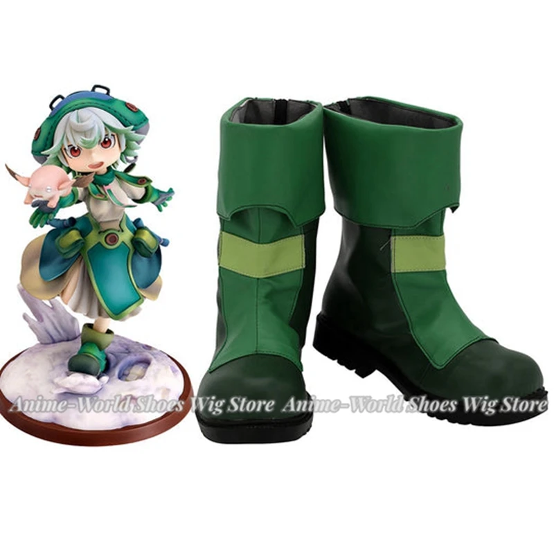 Anime Made in Abyss Prushka Boots Leather Shoes Custom Made Cosplay Shoes