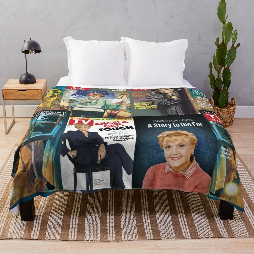 Angela Lansbury Throw Blanket Luxury Throw Soft Beds christmas decoration Luxury Brand Blankets