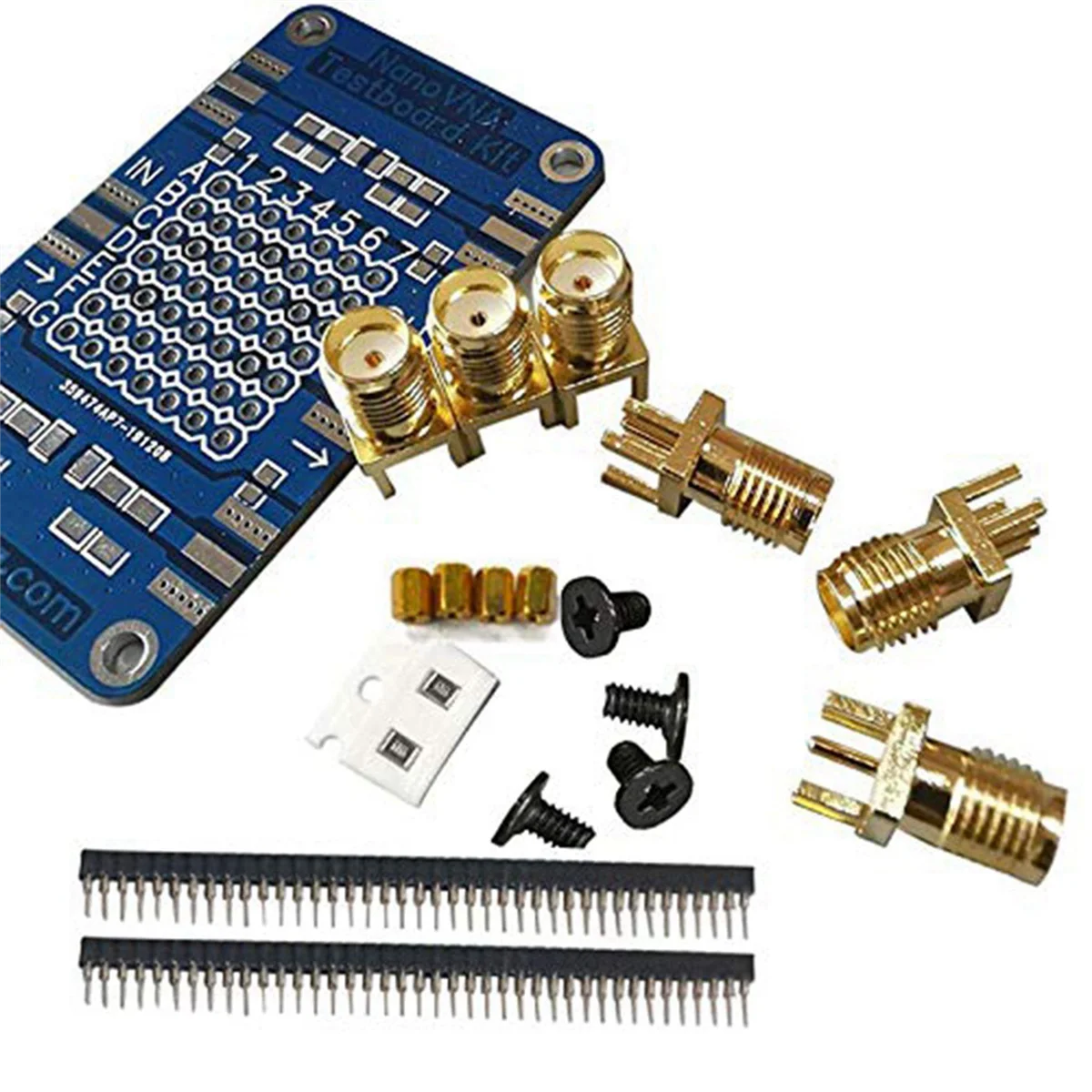 A02F-3X Nanovna Kit de placa de teste de analisador de rede vetorial para placa de teste de análise de rede Nanovna Placa de demonstração