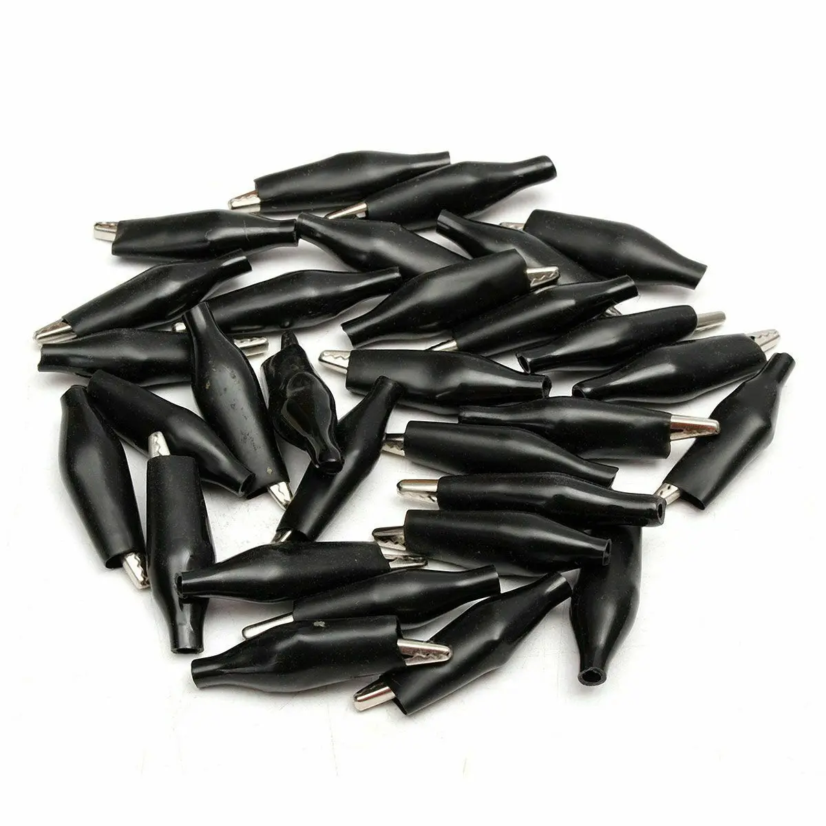 30pcs Alligator Clip Stick DIY Electrical Clamp Airbrush Spray Tool Parts Holder Color Clip Stand Model Painting Sticks