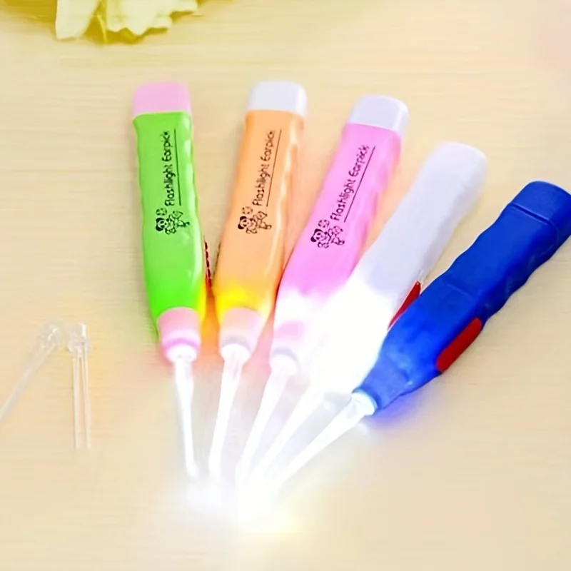 1/2PCS LED Lighted Ear Spoon Home Use Glowing Ear Cleaning Tool Ear Dredge Spoon image 4