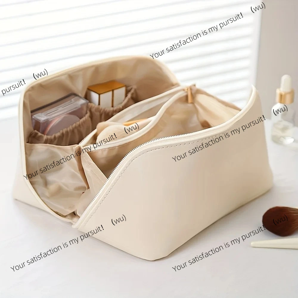 

Makeup Organizer Female Toiletry Kit Bag Make Up Case Storage Pouch Luxury Lady Box, Cosmetic Bag, Organizer Bag For Travel Zip
