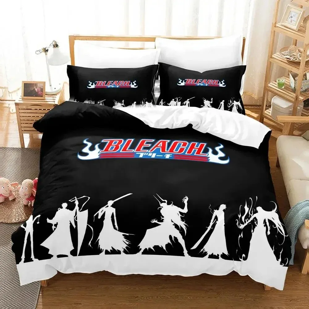 Anime Bleach Urahara Kisuke Bedding Set Duvet Cover Bed Set Quilt Cover Pillowcase Comforter king Queen Size Boys Adult Bedding