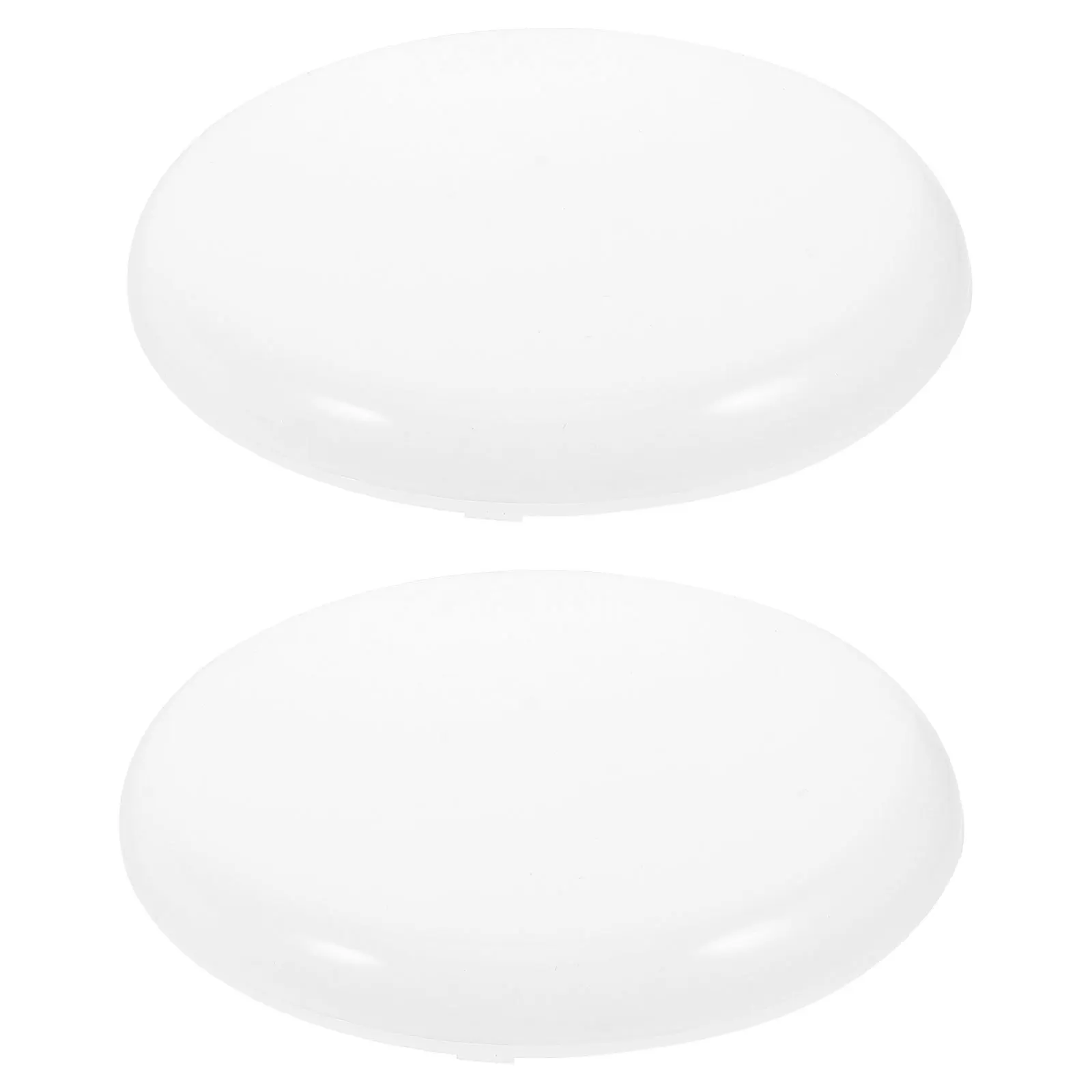 2 шт. светодиодная лампа, крышка диффузора, противотуманная пряжка, изогнутый дизайн, полукруглый абажур для потолочных светильников, вечерний свет