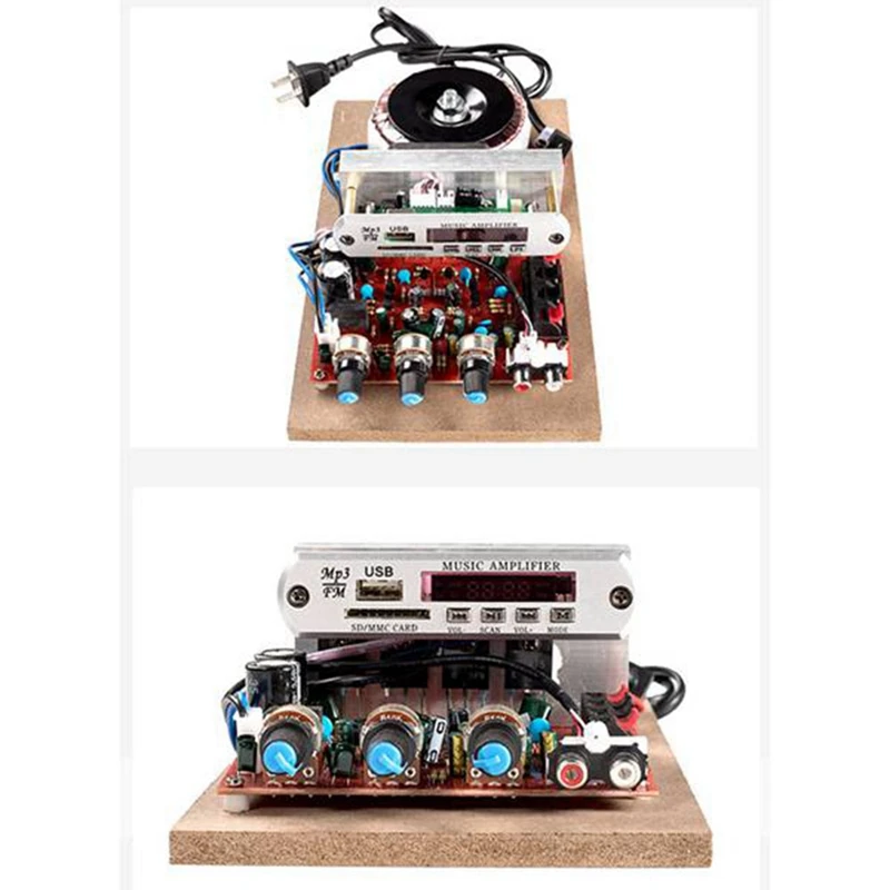 220V Bluetooth 5.0 Amplifier Board 360W Power High Fidelity Hifi Dual Channel Stereo Digital AUX Audio Capacitor Audio