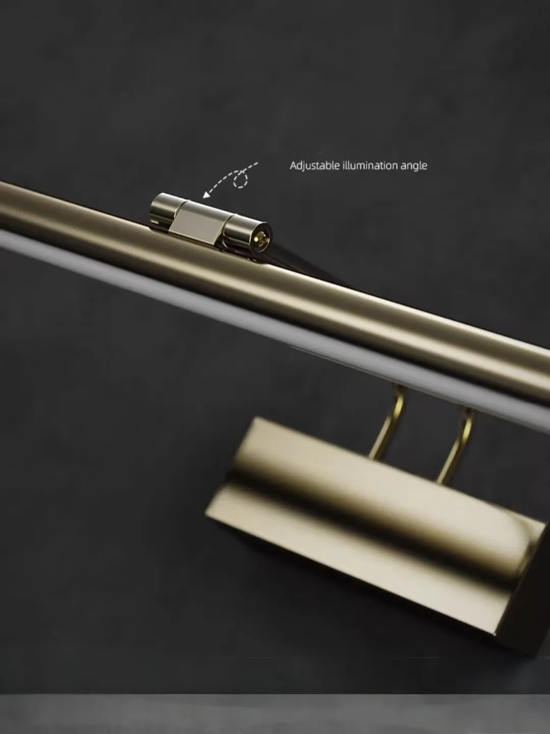 ブロンズ色のフォトランプ、鏡の中のLEDランプ、バスルームミラーキャビネット照明ランプ、シンプルなウォールランプ