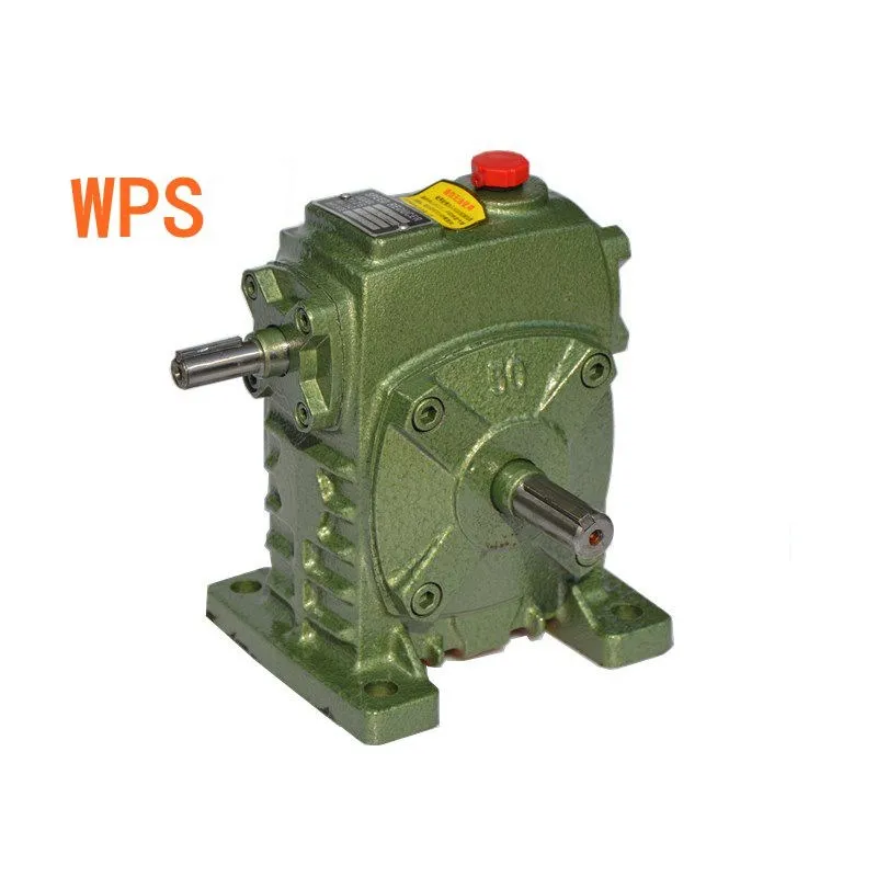 WPO horizontal worm gear box  WPA WPS vertical gear reducer with AC three phase motor transmission