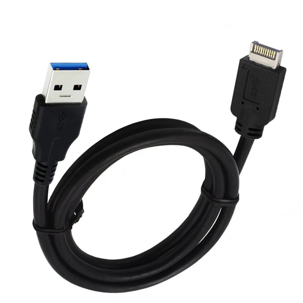 

0.5m High Speed 10Gbps USB 3.1 Type-E Front Panel Male to USB 3.0 Male AM Motherboard Connection Cable