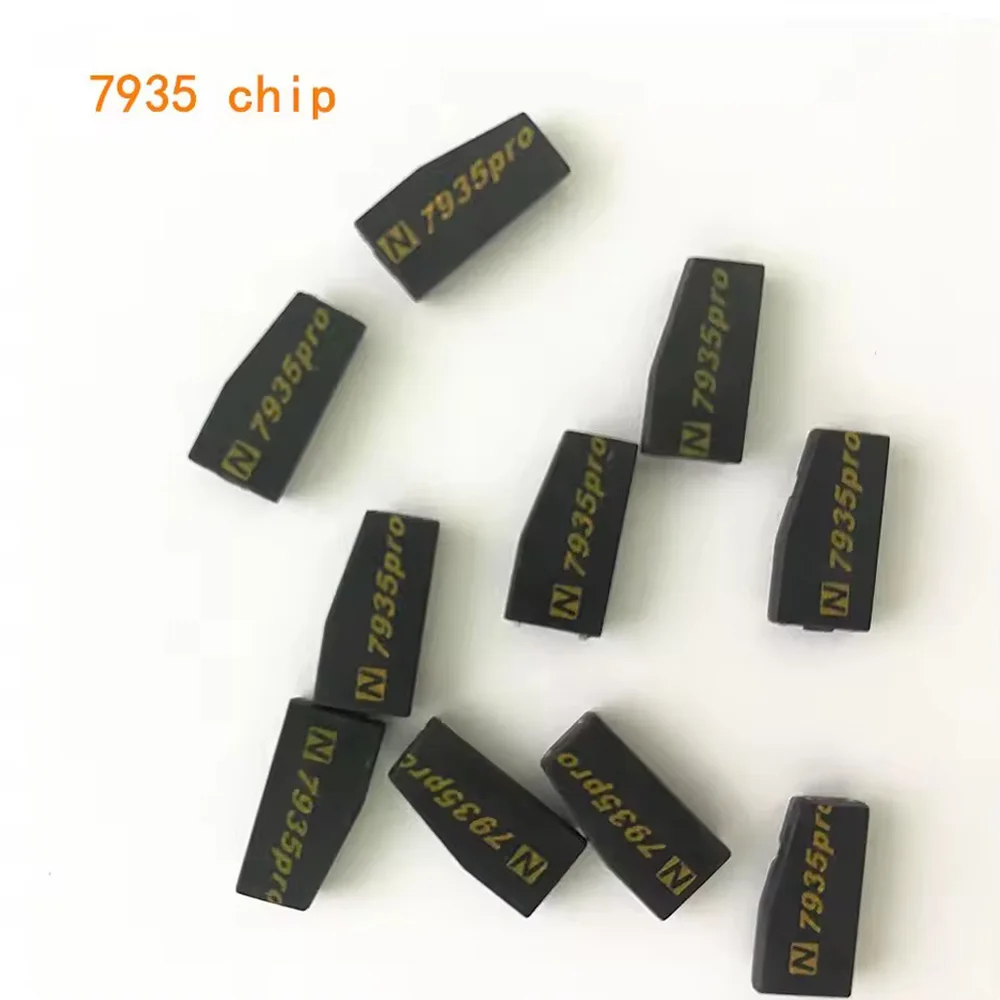 

10pcs/lot with word Aftermarket Carbon ID44 PCF7935AA Chip PCF 7935proTransponder Chip PCF7935AS Updated Version Blank Chips
