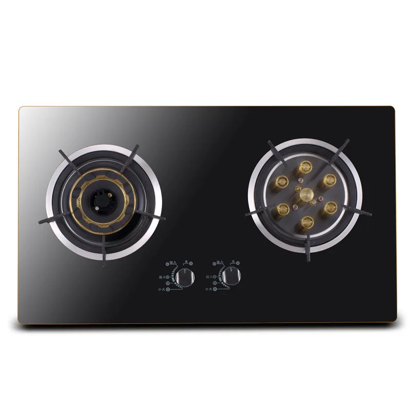 ホットセール 2口ポータブルガスコンロ - アウトドア＆ホームキッチン用コンパクト調理レンジ、軽量で安全ロック付き