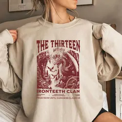 The Thirteen Sweatshirt Throne of Glass Hoodie Manon Blackbeak Ironteeth Shirt Witches SJM Merch Halloween Terrasen Sweatshirts