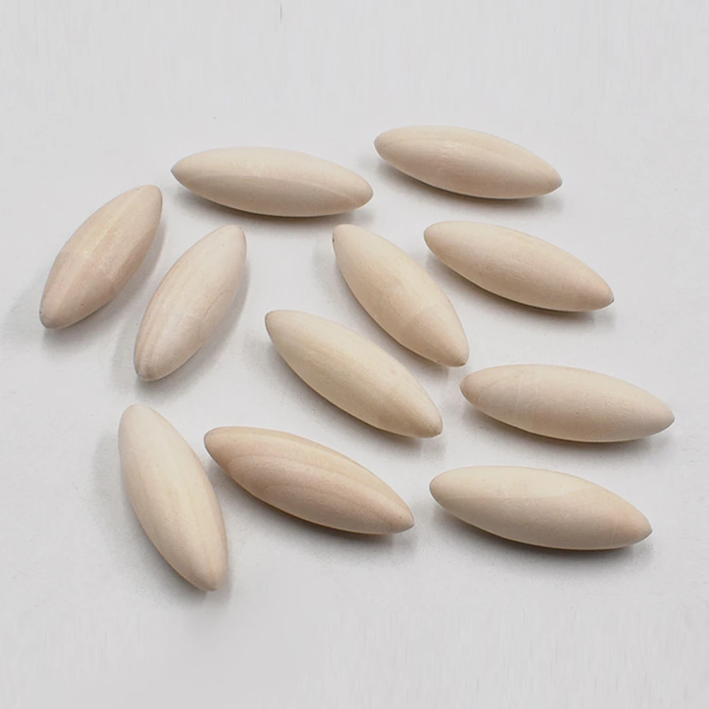 

Wooden Bead Raw Materials Bracelets Beads for Crafts Manual Beige Necklace Making
