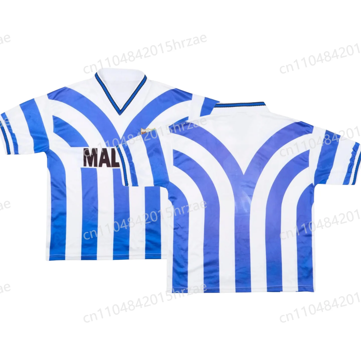 Camiseta estilo clásico de Malaga para niños y adultos, Camiseta deportiva informal, Kit para el hogar, camiseta de fútbol, Top de fútbol de manga corta transpirable