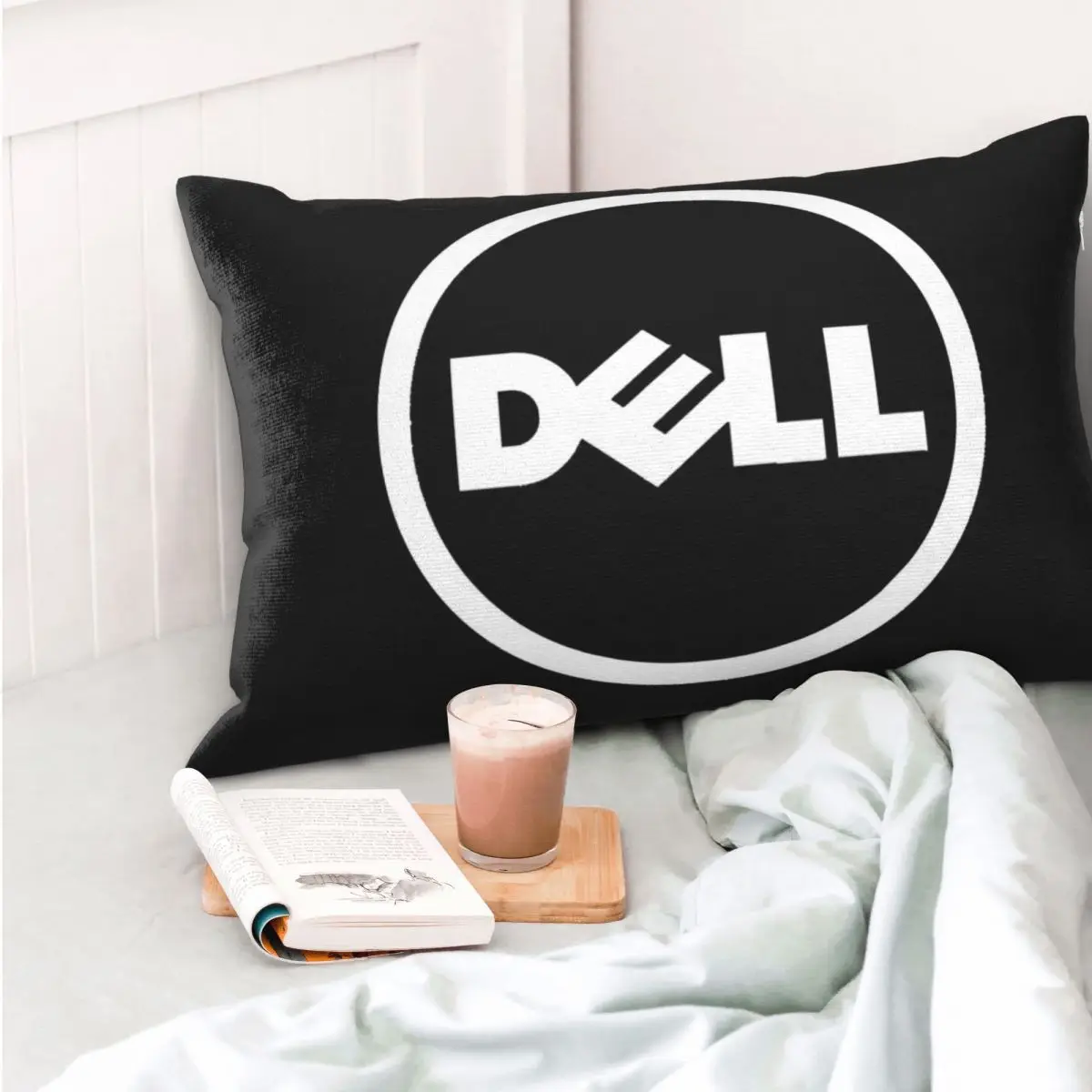 Best Seller Dell Computer Logo Merchandise Rectangle Pillowcase Cushion Cover Decor Bedroom Bed Home Comfort Throw Pillow