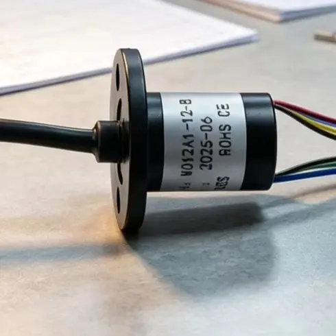 Miniature Slip For Ring 2 4 6 8 Channel 2A 12.5mm Diameter Rotating Connector For Dining Table Machinery Electrical Equipment Su