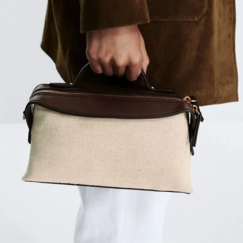 

Women's Canvas City Bag, Luxury Designer New in Handbags, Casual Totes Crossbody Bag for Women Everyday Style