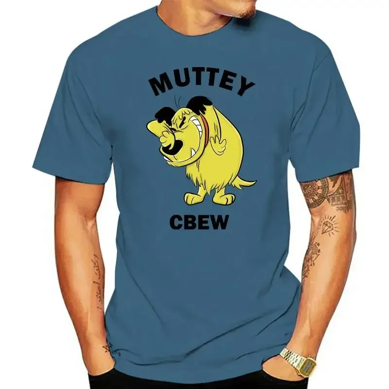 2024 summer Tee Shirts Hipster O Neck Official Men Wacky Races Muttley Crew Retro Cartoons T Shirt  Crew Neck(1) men clothing