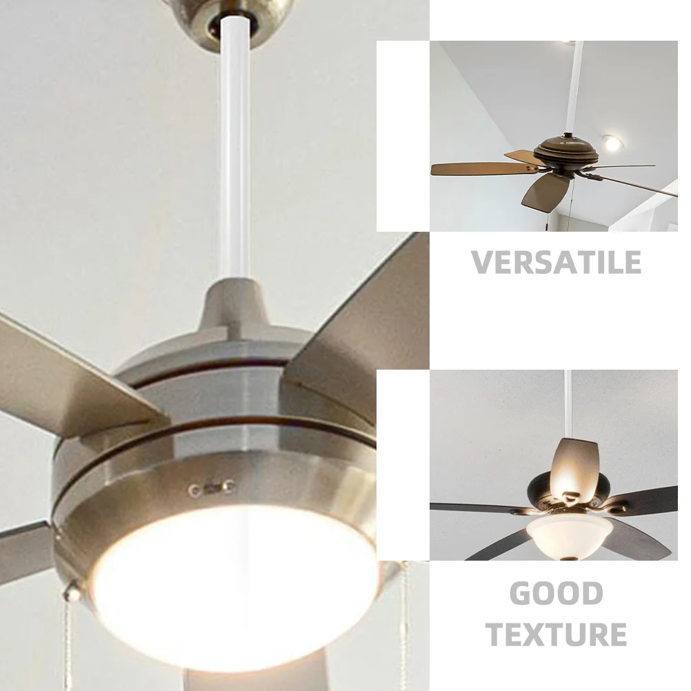 2 قطعة قضبان السقف 6 بوصة للسقوف المنحدرة دائم مروحة السقف Downrod تمديد عدة مروحة Downrod طقم تمديد