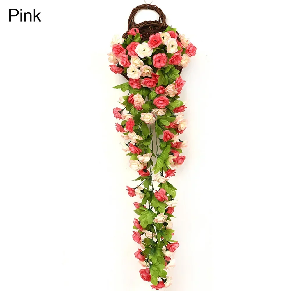 Artificial Rose Plant Fake Plants Decor Holiday Parties 6 Color Options Bright-colored DIY Customization Easy To Arrange