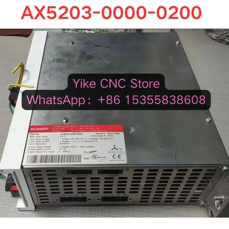 Used AX5203-0000-0200 drive Functional test OK Expedited Delivery