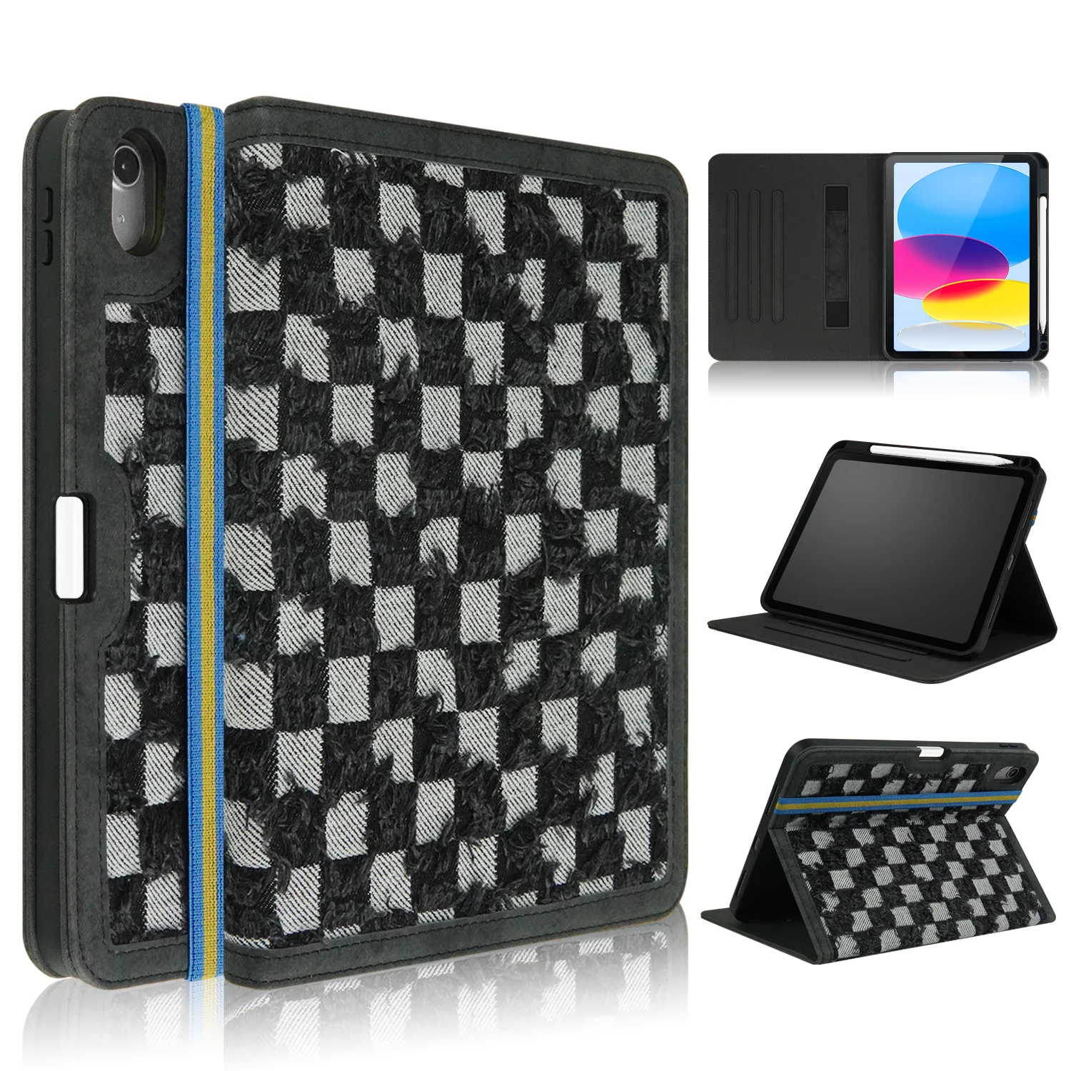 

New Case for NEW IPad 10.9 2022 10th A2696 Tablet Magnetic Folding Smart Cover Funda for IPad 10.9" Sleep Wake Up Shell