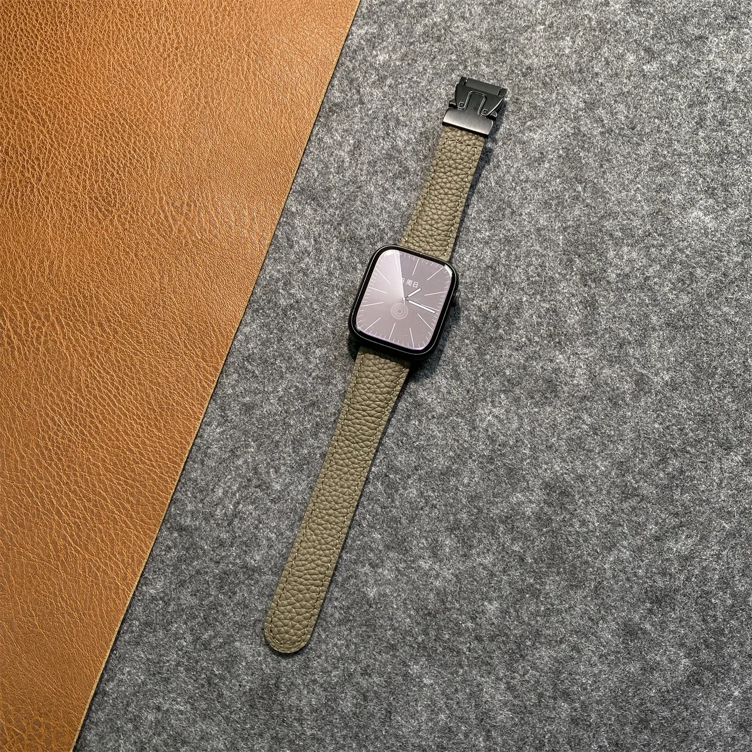 Apple Watch 용 마그네틱 가죽 스트랩 44mm 40mm 45mm 41mm 46mm 42mm 38 49mm 팔찌 iWatch 시리즈 10 Ultra 9 8 7 6 5 4 SE 밴드