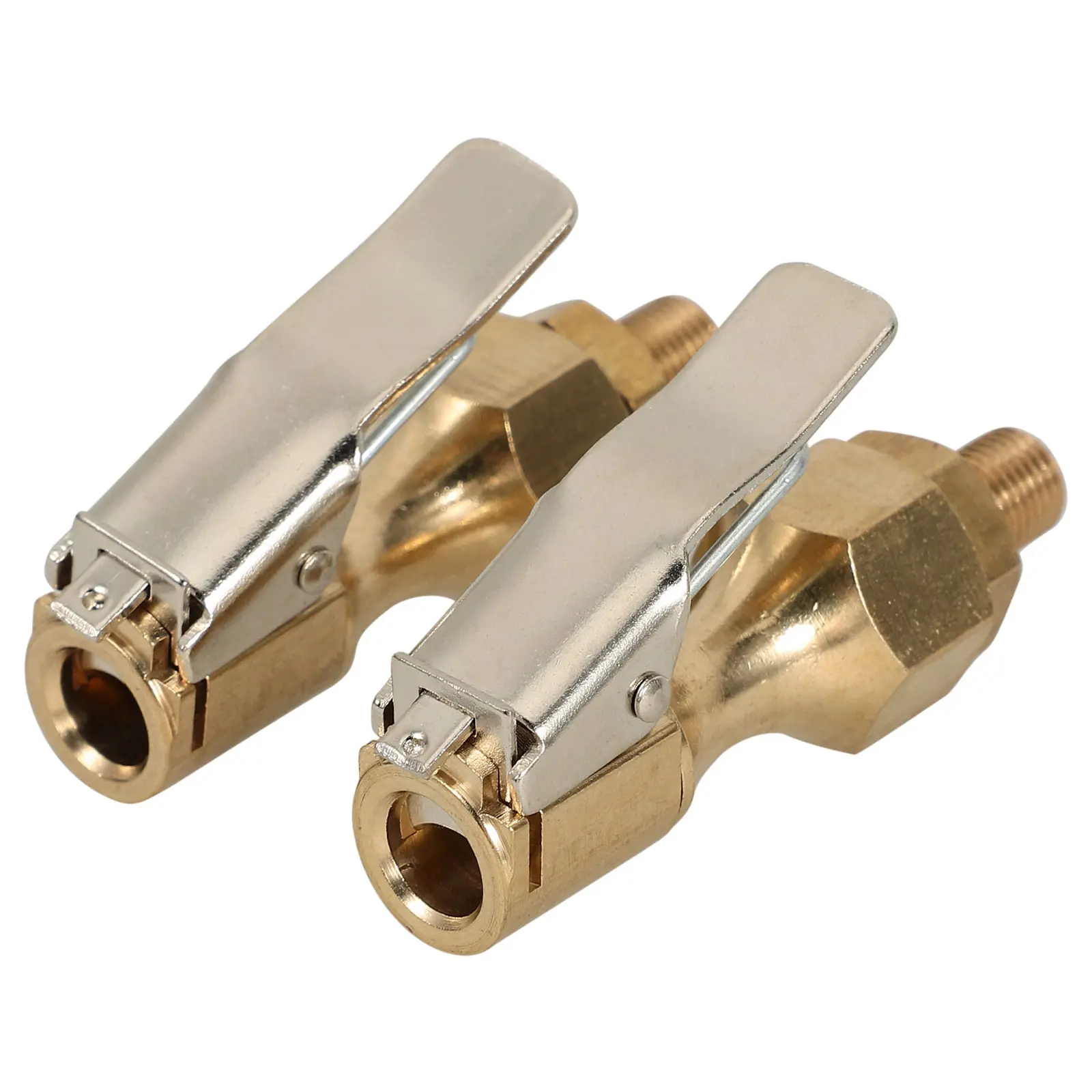 

2Pcs Tire Chuck Air Chuck Quick Connect Inflate Locking Clip for Car Bike Truck Tire Inflator Accessories Inflate Locking Chuck,
