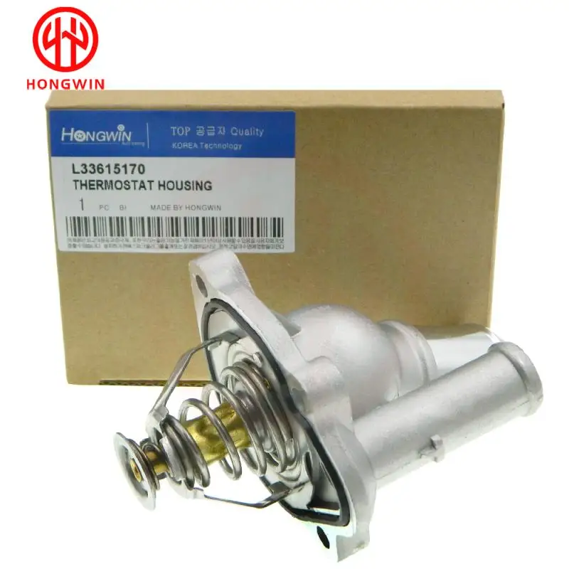 L336-15-170, L327-15-170 Aluminum Thermostat Housing For Ford Focus L3 1.0L 2.0L 2.3L 2004-2015 EcoSport L4 2.0 2004 2005-2012