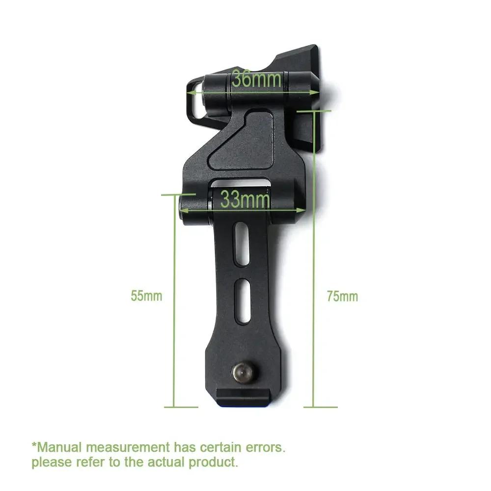 US Warehouse SOTAC-GEAR PVS-14 J Arm NVG Mount Metal Tactical Helmet Mount Night Vision Bracket For L4G24 Dovetail Adapter Lightweight