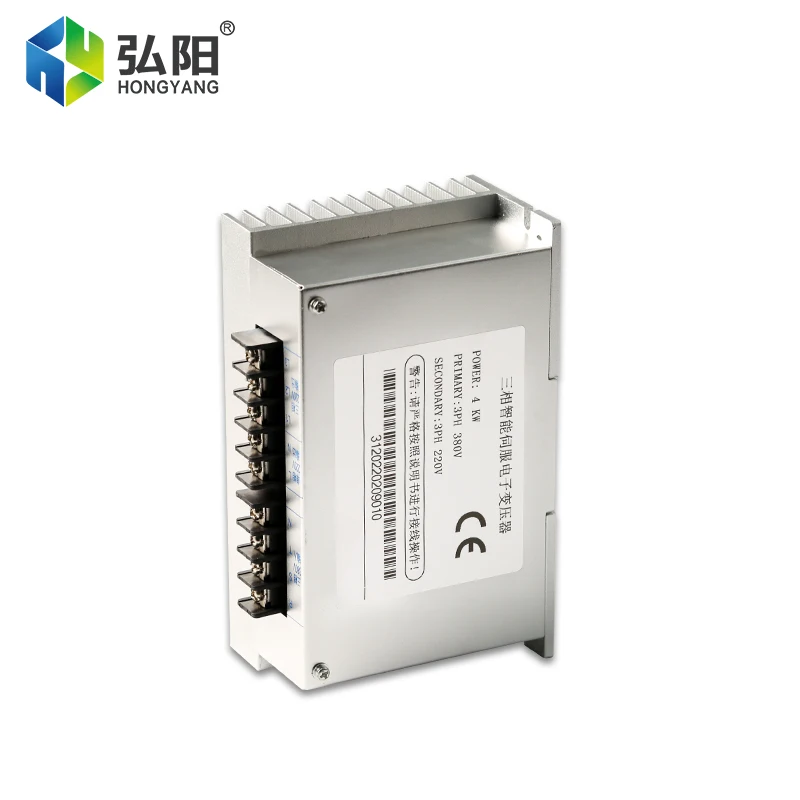 Imagem -03 - Transformador Eletrônico Servo Trifásico Inteligente 380v a 220v ao Controlador 3kw 4kw 5kw 6kw da Movimentação do Servo Motor de 200v