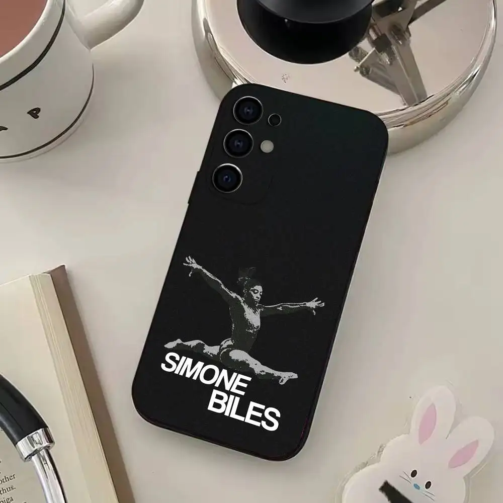 حافظة هاتف S-Simone Bil-es لهاتف سامسونج S25، S24، S21، S22، S23، S30، Ultra، S20، Plus، Fe، Lite، غطاء أسود ناعم