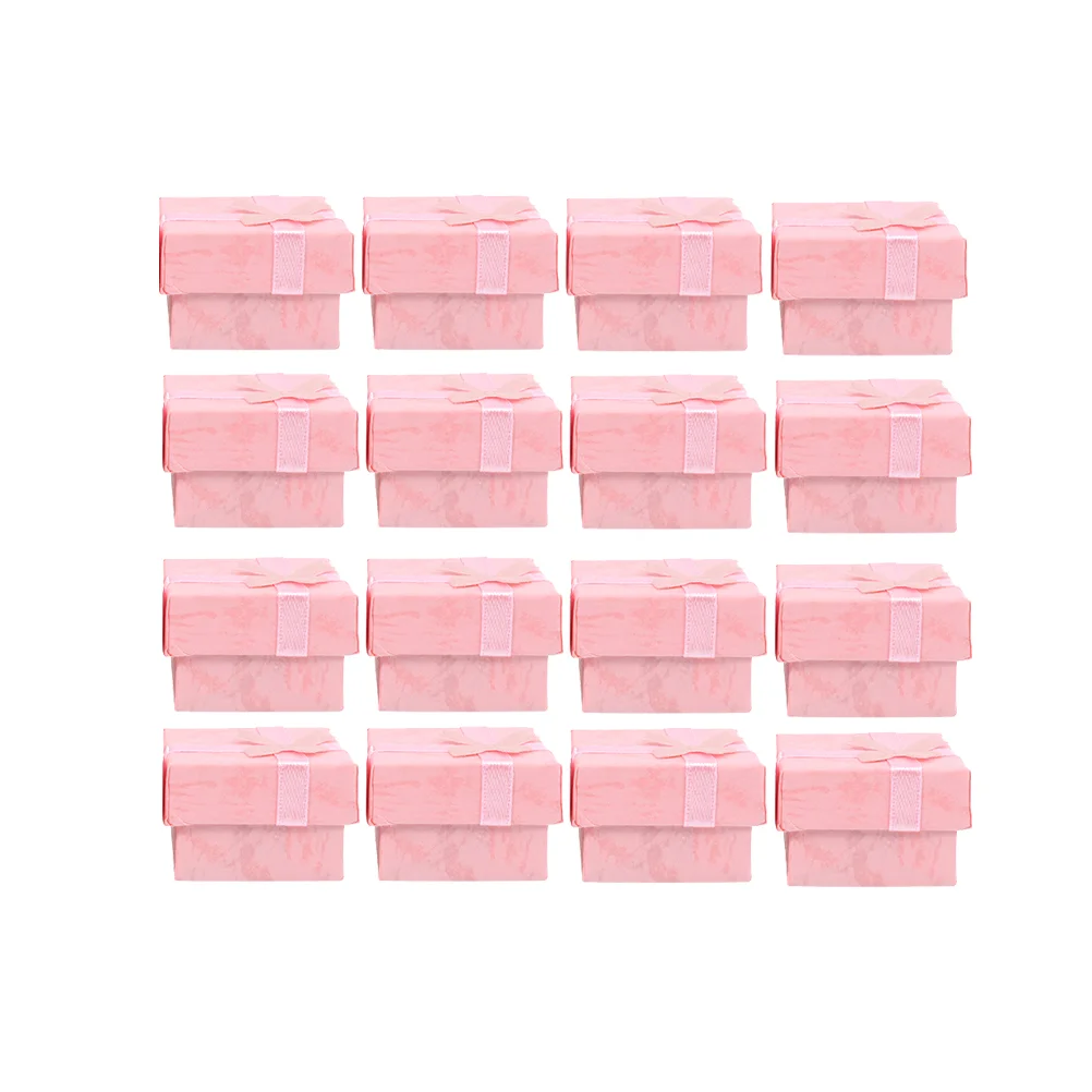 

30 PCS Boxes Necklace Organizer Storage Stylish Jewelery Gift Case Pink Bridesmaid