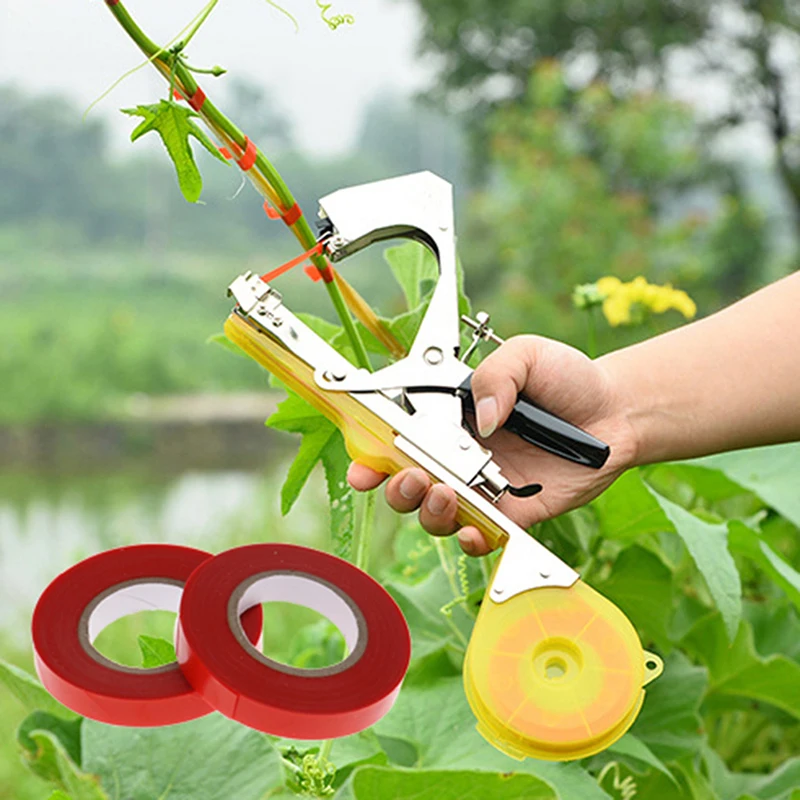 10 Pcs Tapetool Tapes PVC Plant Tie Tapetools Branch Tape Garden Tools Bunching Machine Vine Gun Tying Machine Tape Tying Tape view 2