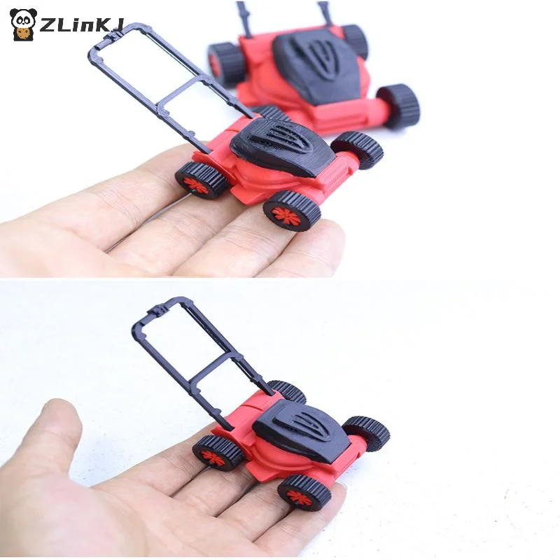 ▶1Pc 1:12 1:18 Dollhouse Lawn Mower Model Simulation Children's Garden Mower Toy Repair Tool Miniature Furniture Accessories view 6