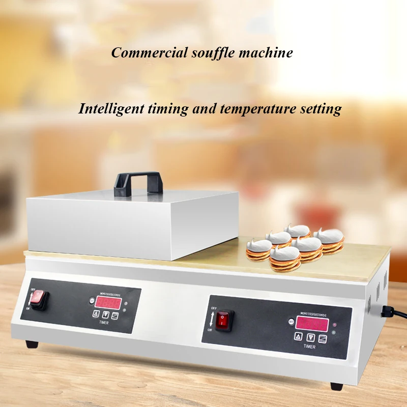 

Souffle Machine Intelligent Digital Display Snack Baking Maker Milk Tea Shop Equipment Easy To Clean Safe And Durable